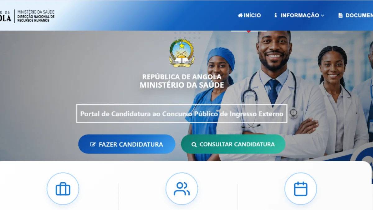 Concurso público do MINSA 2026: vagas e como se candidatar