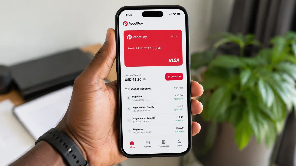 Como abrir conta Visa RedotPay em Angola sem pagar a ninguém